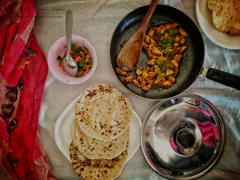 Jaam nu shaak (Dry guava  curry )