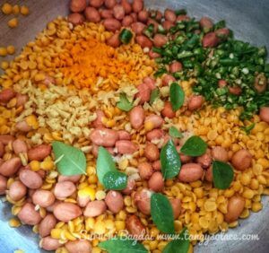Ingredients for dhokli dal in pressure cooker